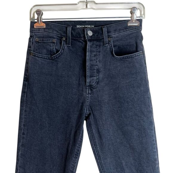 Denim forum yoko high rise slim dark wash jeans - Picture 2 of 10